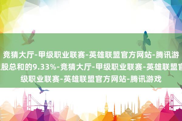 竞猜大厅-甲级职业联赛-英雄联盟官方网站-腾讯游戏占其个东谈主捏股总和的9.33%-竞猜大厅-甲级职业联赛-英雄联盟官方网站-腾讯游戏
